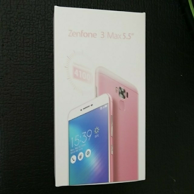 ASUS(エイスース)のzenfone3 max 5.5 ピンク（新品未開封品） スマホ/家電/カメラのスマートフォン/携帯電話(スマートフォン本体)の商品写真