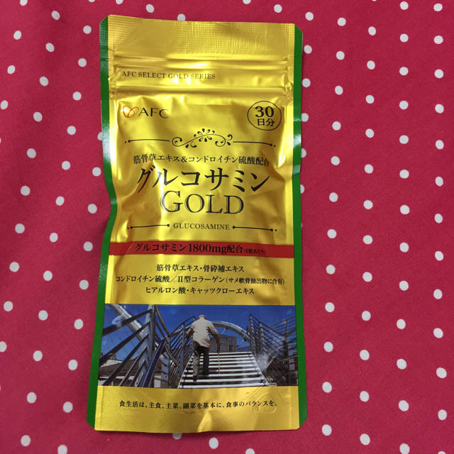 サントリー(サントリー)のグルコサミンGOLD AFC 30日分  食品/飲料/酒の健康食品(コラーゲン)の商品写真