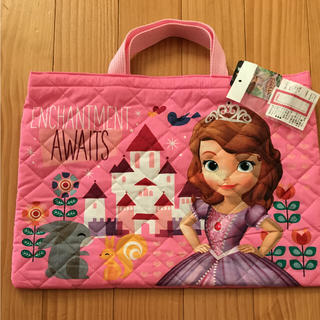 ディズニー(Disney)の新品♪ プリンセス ソフィア レッスンバッグ 入園準備に❤︎(バッグ/レッスンバッグ)