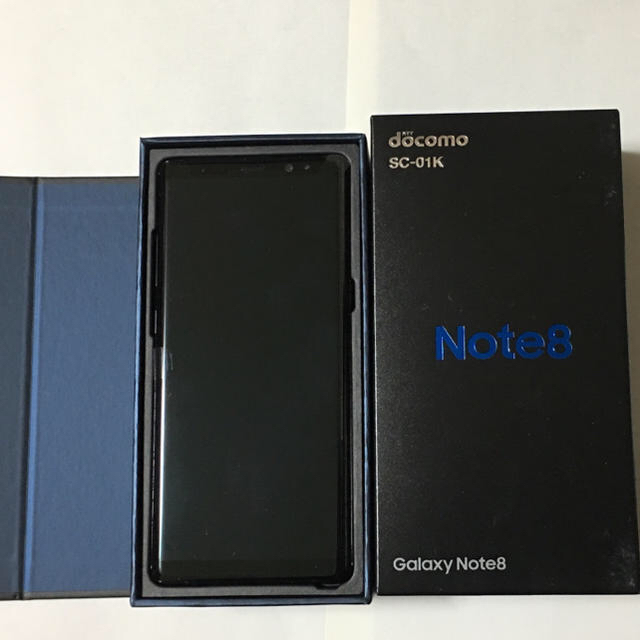 NTTdocomo - ドコモSC-01K Note8 Black新品SIMフリー