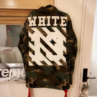 OFF-WHITE - off-white オフホワイト ミリタリージャケット Sサイズの