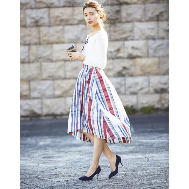 IENA(イエナ)のノスタルジア チェックスカート  レディースのスカート(ひざ丈スカート)の商品写真