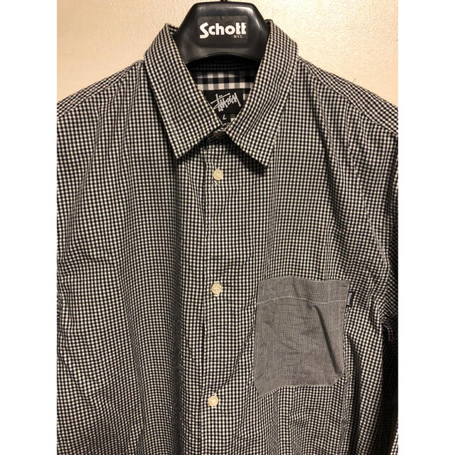 STUSSY(ステューシー)のSTUSSY  ステューシー ギンガム チェック シャツ shirt Lサイズ メンズのトップス(シャツ)の商品写真