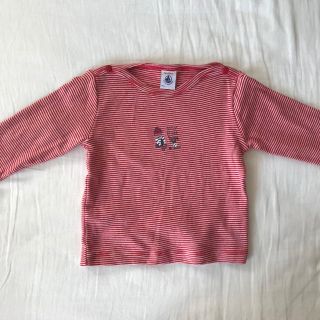 プチバトー(PETIT BATEAU)のお値下げ プチバトー カットソー 80 18m(シャツ/カットソー)