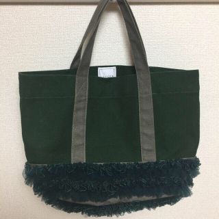 ラドロー(LUDLOW)のLUDLOWトートバッグフリルキャンバス(バッグ)