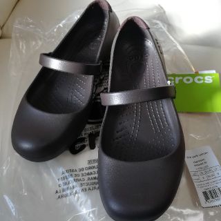 クロックス(crocs)のcrocsアリスワーク★エスプレッソ★新品(ハイヒール/パンプス)