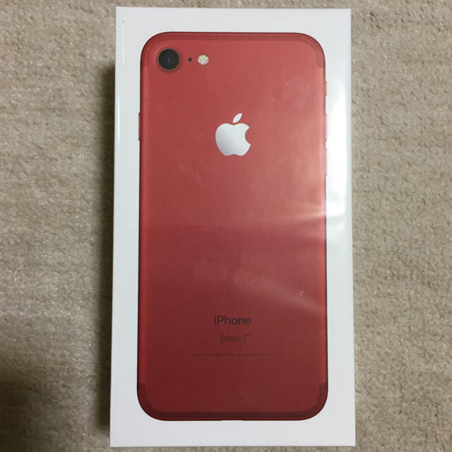 Apple - 【新品未開封】ドコモiPhone7 256GB RED simロック解除済
