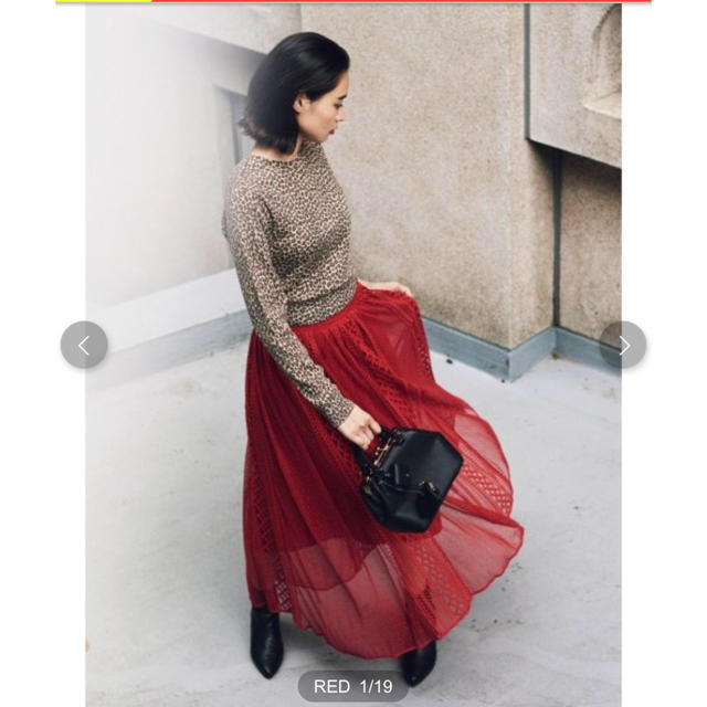 SNIDEL(スナイデル)のスナイデル 今期完売 バリエーション チュールスカート レディースのスカート(ロングスカート)の商品写真