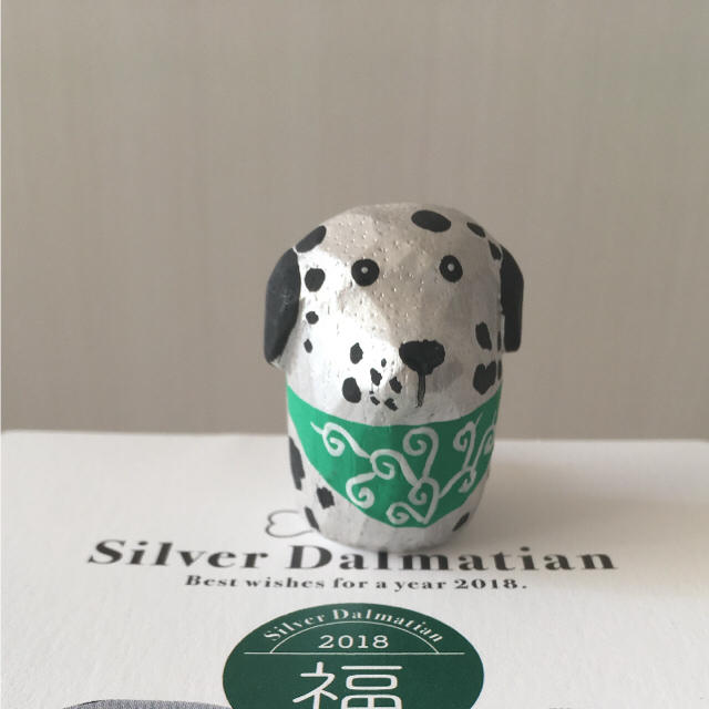 ACTUS(アクタス)の【値下げ中！】ACTUS ★Silver Dalmatian 2018 ハンドメイドのインテリア/家具(インテリア雑貨)の商品写真