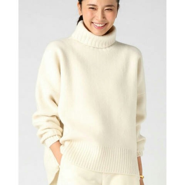 MUSE ドゥーズィエムクラス♡ウールカシミヤSmooth Vネックニット 流行
