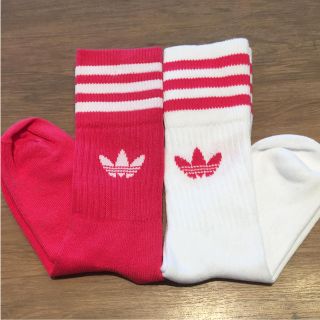 アディダス(adidas)のアディダス ソックス  2足セット 22-24cm(ソックス)