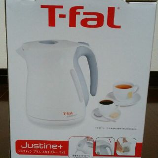 ティファール(T-fal)の新品未使用　T-fal電気ケトル　ジャスティン　プラス(電気ケトル)