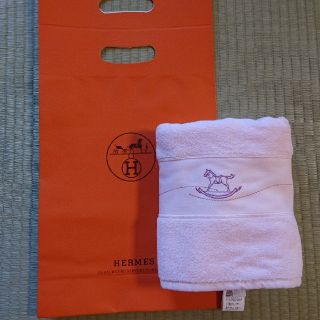 エルメス(Hermes)のタオル エルメス ピンク(タオル/バス用品)