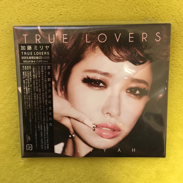 KAWI JAMELE(カウイジャミール)の☆新品未開封☆ 加藤ミリヤ TRUE LOVERS 初回限定版DVD付 エンタメ/ホビーのCD(ポップス/ロック(邦楽))の商品写真