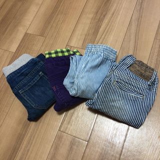 エフオーキッズ(F.O.KIDS)のパンツ4点 h&mオレンジトレーナー1点のセット(パンツ/スパッツ)