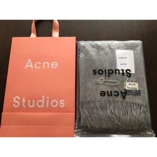 アクネ(ACNE)の【緊急再入荷】 アクネ　ストール　Grey Melange AcneStudio(ストール/パシュミナ)