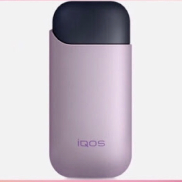 IQOS(アイコス)のお値下げ中！IQOSカバーライトパープル＋ステッカーset メンズのファッション小物(タバコグッズ)の商品写真