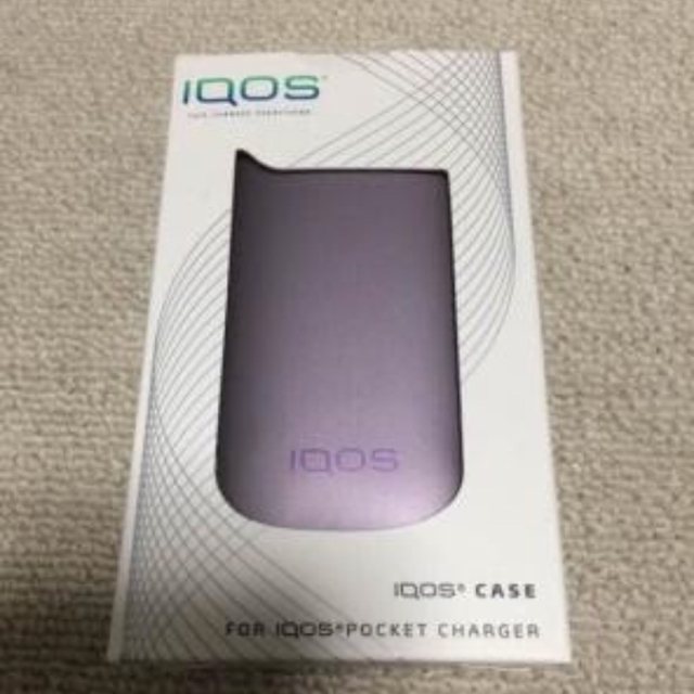 IQOS(アイコス)のお値下げ中！IQOSカバーライトパープル＋ステッカーset メンズのファッション小物(タバコグッズ)の商品写真