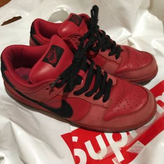 ナイキ(NIKE)のNIKE DUNK LOW PRO SB レッドデビル(スニーカー)