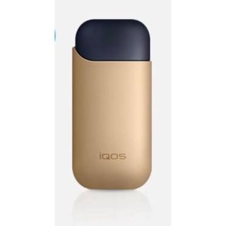 アイコス(IQOS)のお値下げ中！IQOSカバーゴールド＋ステッカーset(タバコグッズ)