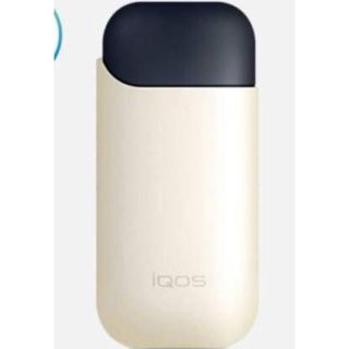 アイコス(IQOS)のお値下げ中！IQOSカバーホワイトパール＋ステッカーset(タバコグッズ)