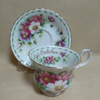 ロイヤルアルバート(ROYAL ALBERT)のROYAL ALBERT  カップ＆ソーサー コスモス(グラス/カップ)