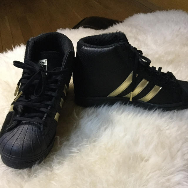 Adidas オリジナルズ スーパースター ハイカットスニーカー 23 3