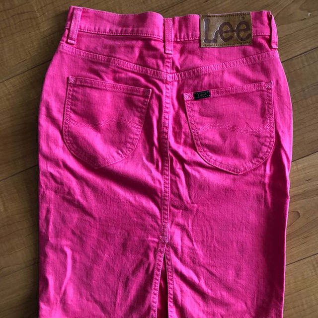 Lee(リー)のLee スカートPINK   XSサイズ レディースのスカート(ひざ丈スカート)の商品写真