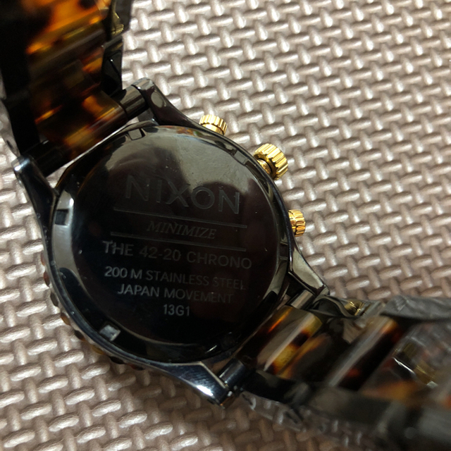 NIXON(ニクソン)のNIXON ニクソン Minimize べっ甲 42-20  メンズの時計(その他)の商品写真