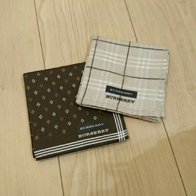 BURBERRY - 【新品】BURBERRY ハンカチ 2点セットの通販 by ふともも's shop｜バーバリーならラクマ