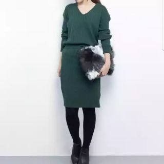 マウジー(moussy)のMOUSSY☆ニットワンピ(ひざ丈ワンピース)