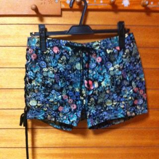 ビームス(BEAMS)のBEAMS☆サイド編み上げショーパン(ショートパンツ)