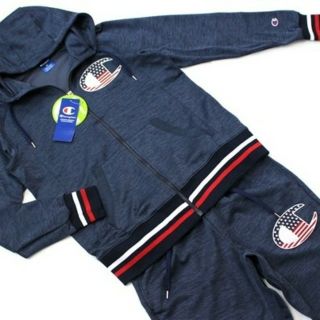 チャンピオン(Champion)の★チャンピオン★メンズ ビッグロゴ AIR 新品スウェット 上下 セット(トレーニング用品)