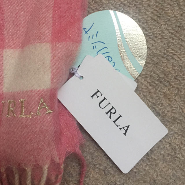 Furla(フルラ)のfurla マフラー カシミヤ 新品未使用 フルラ レディースのファッション小物(マフラー/ショール)の商品写真