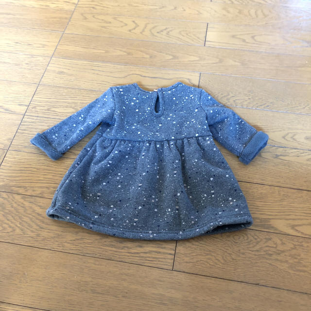 ZARA KIDS(ザラキッズ)の裏起毛ワンピース キッズ/ベビー/マタニティのベビー服(~85cm)(ワンピース)の商品写真