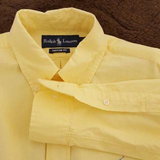 ラルフローレン(Ralph Lauren)のメンズ シャツ ポロラルフローレン 黄色 長袖 Sサイズ(シャツ)