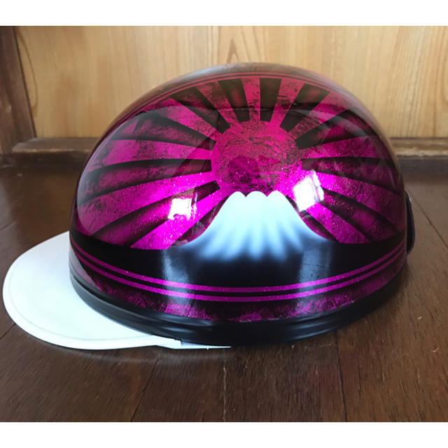 新品 キャンディーピンクラメ ラップ塗装 ボカシ 富士日章 新品 キャンディーピンクラメ ラップ塗装 ボカシ 富士日章