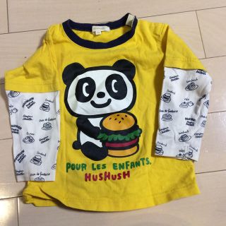 ハッシュアッシュ(HusHush)のハッシュハッシュ 長袖Tシャツ 子供服(Tシャツ/カットソー)