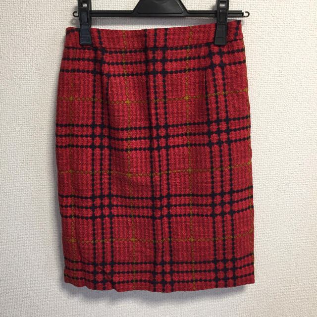 aquagirl(アクアガール)のaquagirl スカート 赤 チェック レディースのスカート(ひざ丈スカート)の商品写真
