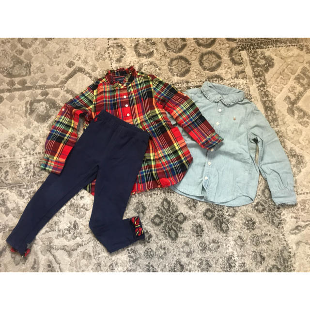 Ralph Lauren(ラルフローレン)のラルフローレン 4T（100㎝）７点セット 美品 キッズ/ベビー/マタニティのキッズ服女の子用(90cm~)(その他)の商品写真