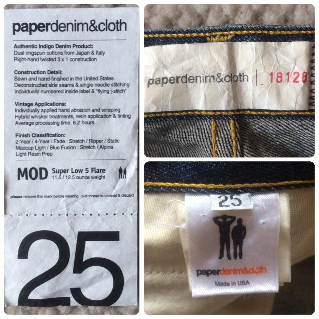 Paper Denim & Croth(ペーパーデニムアンドクロス)の値下げ：paperdenim&cloth Super Low 5 Flare レディースのパンツ(デニム/ジーンズ)の商品写真