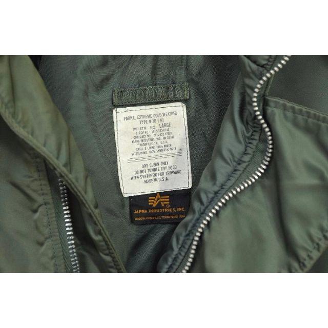 alpha(アルファ)の【牙狼様専用】アルファ N-3B ミリタリー ジャケット L /  メンズのジャケット/アウター(モッズコート)の商品写真