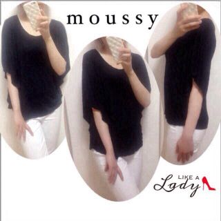 マウジー(moussy)の新品60%OFF以下★落ち感おしゃれT(Tシャツ(半袖/袖なし))