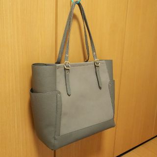 グローブ(grove)のgrove バイカラートートバッグ a4(トートバッグ)