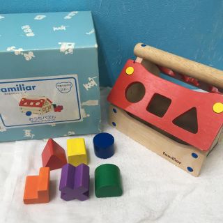 ファミリア(familiar)のファミリア木おうちパズル中古品(知育玩具)