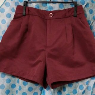 シマムラ(しまむら)のショートパンツ　ワインレッド(ショートパンツ)