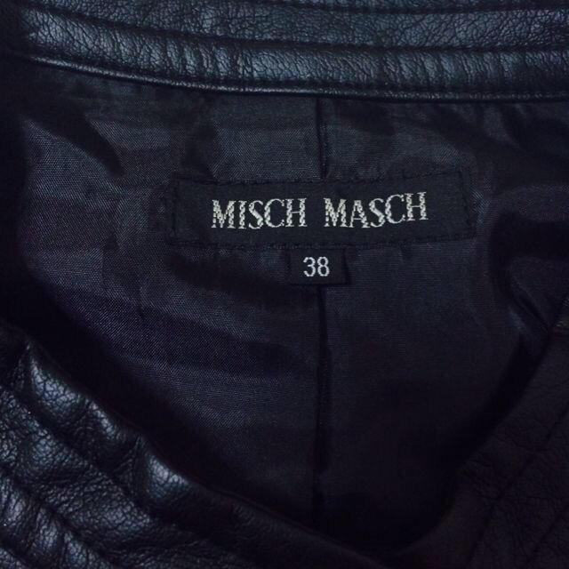 MISCH MASCH(ミッシュマッシュ)のミッシュマッシュ 黒ライダース レディースのジャケット/アウター(ライダースジャケット)の商品写真