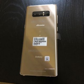 サムスン(SAMSUNG)のGalaxy Note8 Docomo SC-01K Gold sim解除済(スマートフォン本体)