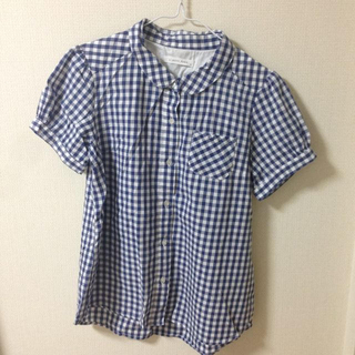 ローリーズファーム(LOWRYS FARM)のギンガムチェックシャツ(Tシャツ(半袖/袖なし))