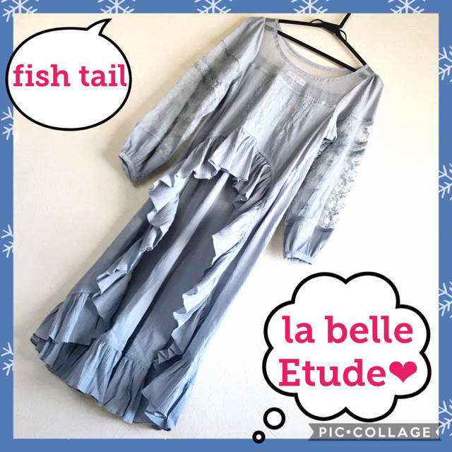 la belle Etude(ラベルエチュード)の【インスタ映え❤︎】fish_tailブラウス★ラベルエチュード★LARME レディースのトップス(シャツ/ブラウス(長袖/七分))の商品写真